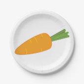 Single Carrot Pappteller (Vorderseite)
