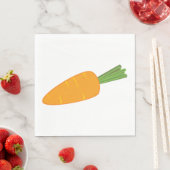 Single Carrot Serviette (Beispiel)