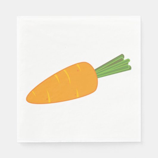 Single Carrot Serviette (Vorderseite)