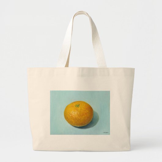 Single Clementine Jumbo Stoffbeutel (Vorne)