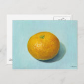 Single Clementine Postkarte (Vorne/Hinten)