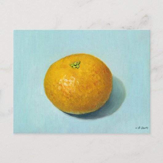 Single Clementine Postkarte (Vorderseite)