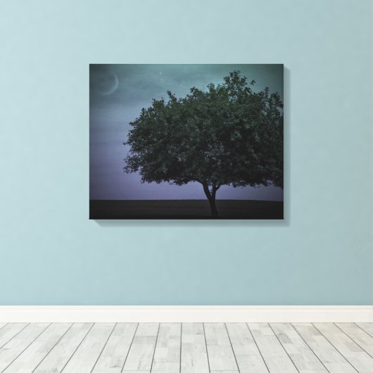 Single Country Tree Leinwanddruck (Insitu (Holzboden))