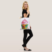 Single Cupcake with Pink and White Frosting Tasche (Am Model)