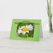 Single Daisy Get Well Card Karte (Vorderseite)