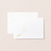 Single Dandelion Tuft Folienkarte (Vorderseite mit Umschlag)