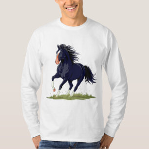 SINGLE, DER SCHWARZE STUNDE FÜHRT T-Shirt