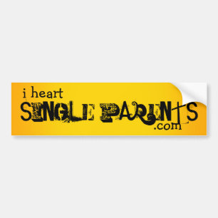 Single des Herzens I parents Autoaufkleber