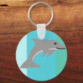 Single Dolphin Schlüsselkette Schlüsselanhänger (Vorderseite)