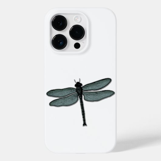 Single Dragonfly Line Zeichn Art Case-Mate iPhone Hülle (Rückseite)