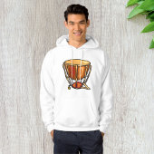 Single Drum Mens Hoodie