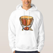 Single Drum Mens Hoodie (Vorderseite)