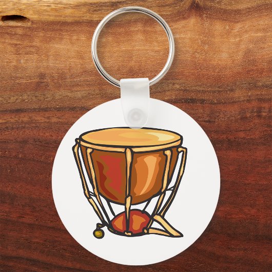 Single Drum Schlüsselanhänger