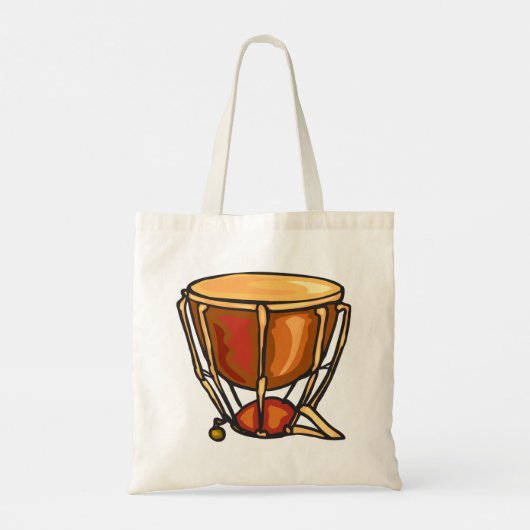 Single Drum Tote Bag Tragetasche (Rückseite)