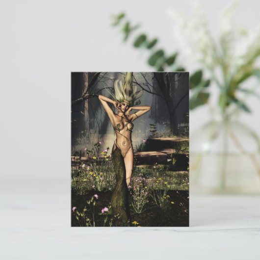 Single Dryad Postkarte (Stehend Vorderseite)