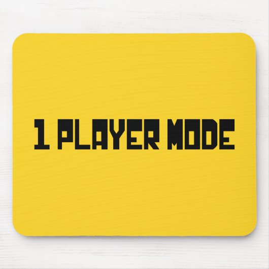 Single/ein Spieler-Modus Mousepad (Vorne)
