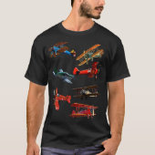 Single Engine Prop Airplanes T-Shirt (Vorderseite)