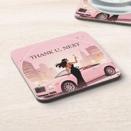 Single Era Party Coaster| Thank U, Next Coaster Getränkeuntersetzer