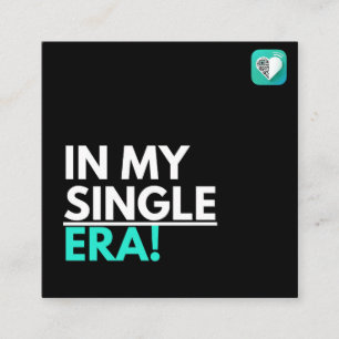 SINGLE ERA QUADRATISCHE VISITENKARTE