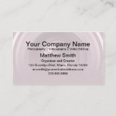 Single Eye Position 5 Visitenkarte (Rückseite)