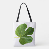 Single Feigenbaum Grüne Blattnähe abgeschieden Tasche (Rückseite)