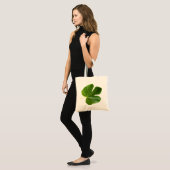 Single Feigenbaum Grüne Blattnähe abgeschieden Tragetasche (Vorderseite (Model))