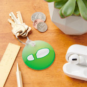 Single Footprint Schlüsselanhänger