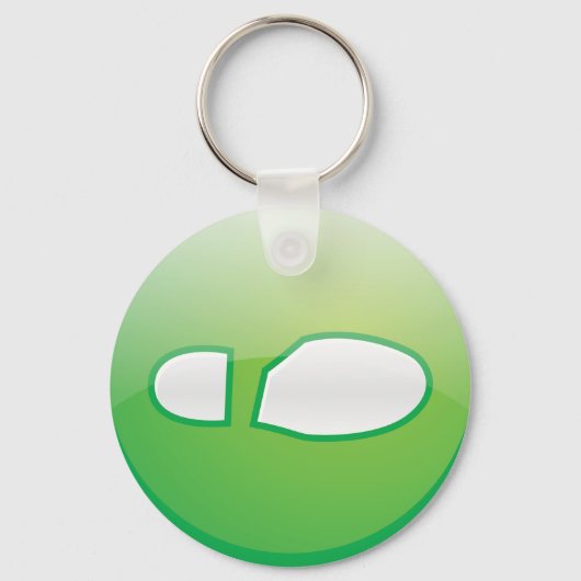 Single Footprint Schlüsselanhänger (Rückseite)