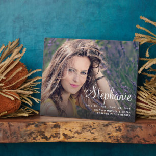 Single Foto Gedenktablette mit Easel Fotoplatte