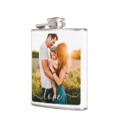 Single Foto Kurze Liebe Weiß Flachmann (Links)