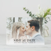 Single Foto Save the Date (Stehend Vorderseite)