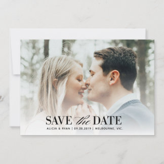 Single Foto Save the Date