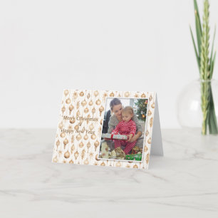 Single Foto Weihnachtsausstellung Weihnachtskarte Dankeskarte