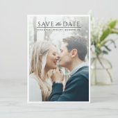 Single Foto - Weißrahmen Save the Date (Stehend Vorderseite)
