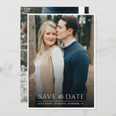 Single Foto - Weißrahmen Save the Date (Vorne/Hinten)