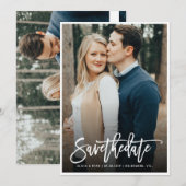 Single Foto - Weißrahmen Save the Date (Vorne/Hinten)