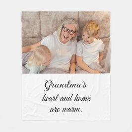 Single Fotograf Minimalistisch Elegantes Schwarzes Fleecedecke