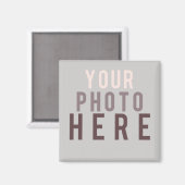 Single | Fotovorlage | DIY Magnet (Vorderseite/Rückseite)