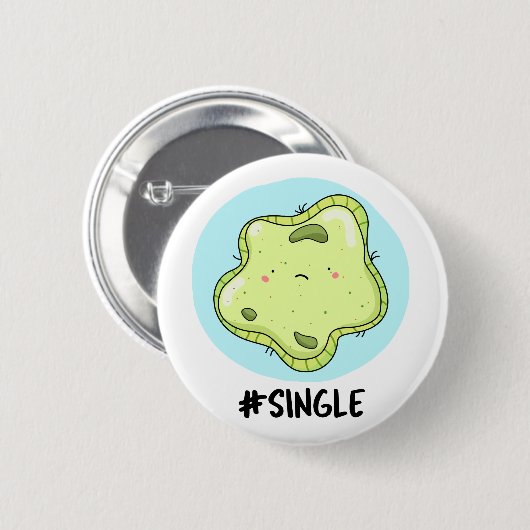 #Single Funny Solo Cell Biology Puff Button (Vorne & Hinten)