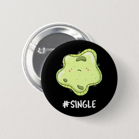 #Single Funny Solo Cell Biology Puk Dark BG Button (Vorne & Hinten)