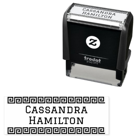 Single für griechisches Schlüsselband oder nur für Permastempel (Beispiel)