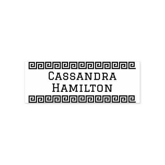 Single für griechisches Schlüsselband oder nur für Permastempel (Design)