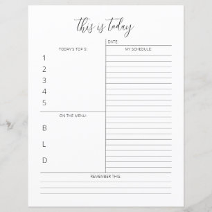 Single für Minimalistischen Tagesplaner