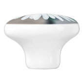 Single-Gänseblümchen-Blumen-Keramik-Griff Keramikknauf (Seitenansicht)