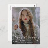 Single Ganzweg, Typ oder Girl-Card Postkarte (Vorne/Hinten)