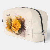 Single Gelb Rose Waschbeutel (Rechte Ecke)