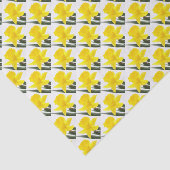 Single Gelbe Narzisse Daffodil Seidenpapier (Ausschnitt)