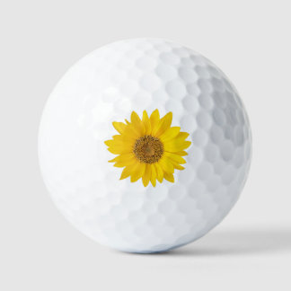 Single Gelbe Sonnenblume Golfball