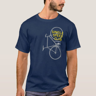 Single-Geschwindigkeits-Fahrrad-T-Shirt T-Shirt