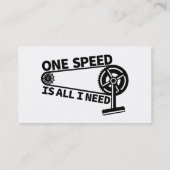 Single-, Gleisrad-, BMX-, Fahrrad- und Fahrradgest Visitenkarte (Rückseite)